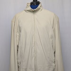 NWT Alexander Julian Men's Cream Lightweight Jacket